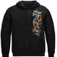 2nd Amendment Don't Tread Tattered Flag Hoodie - front view