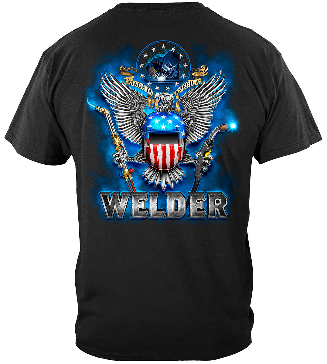 Made in America Welder T-Shirt - back view
