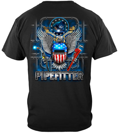 Made in America Pipefitter T-Shirt - back view