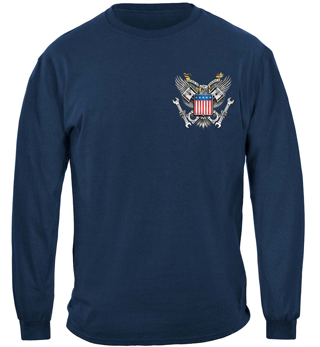 Made in America Mechanic Long Sleeve Shirt - front view