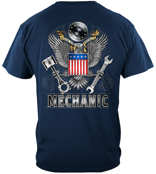 Made in America Mechanic T-Shirt - back view