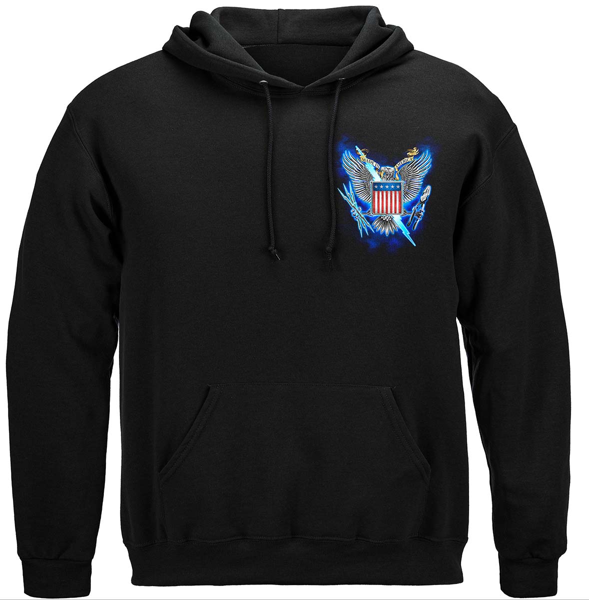 Made in America Electrician Hoodie - front view