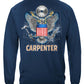 Made in America Carpenter Long Sleeve Shirt - back view