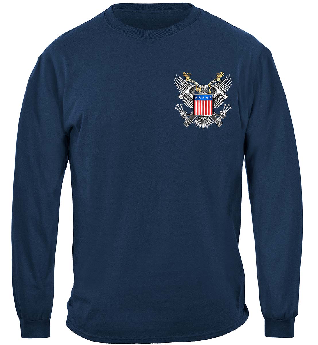 Made in America Carpenter Long Sleeve Shirt - front view