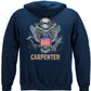 Made in America Carpenter Hoodie - back view