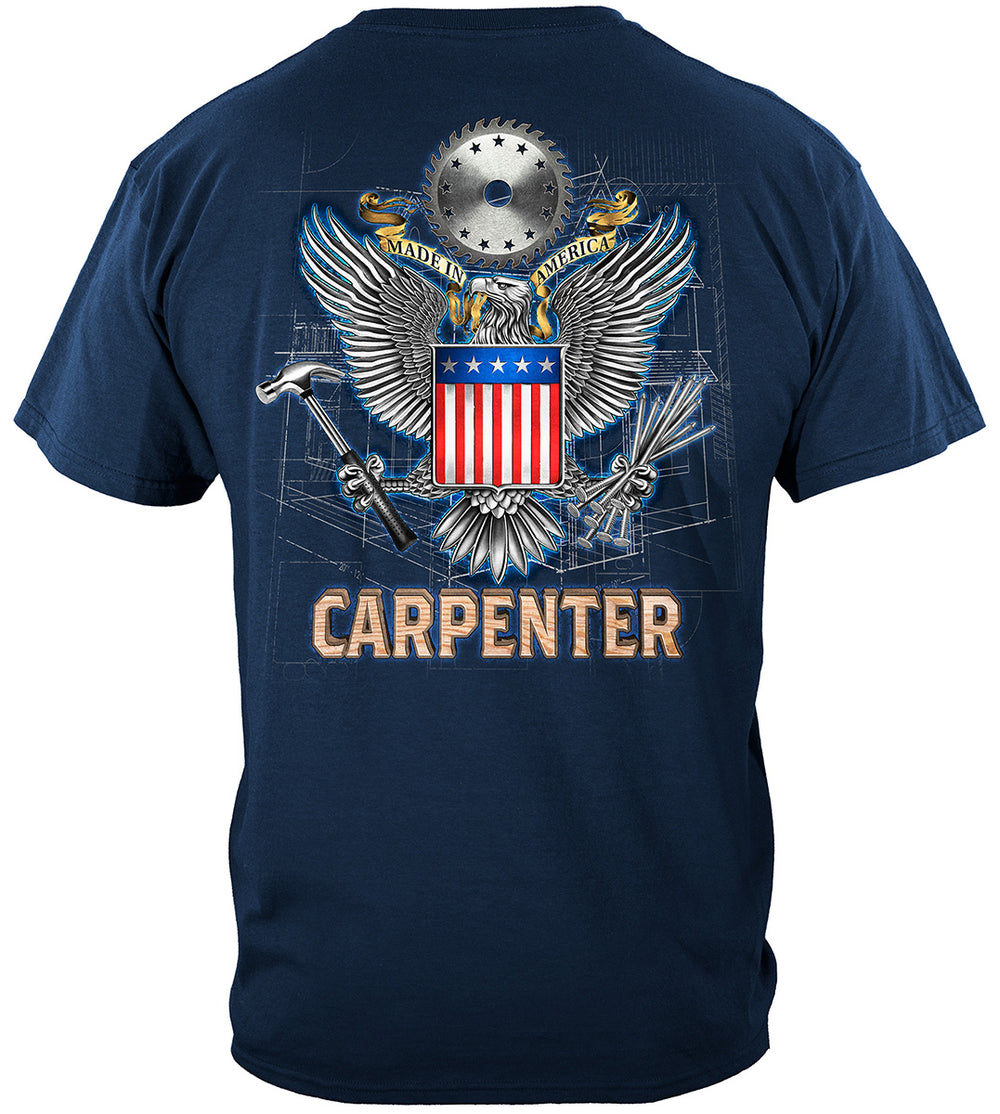 Made in America Carpenter T-Shirt - back view
