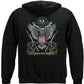 Made in America In Guns We Trust Hoodie - back view