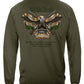 We the People Liberty or Death Fight for Victory Long Sleeve Shirt - back view