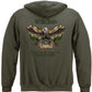 We the People Liberty or Death Fight for Victory Hoodie - back view