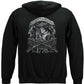 American Patriot Liberty or Death 1776 Hoodie - back view
