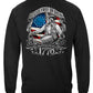 Live Free or Die Liberty or Death 1776 Long Sleeve Shirt - back view