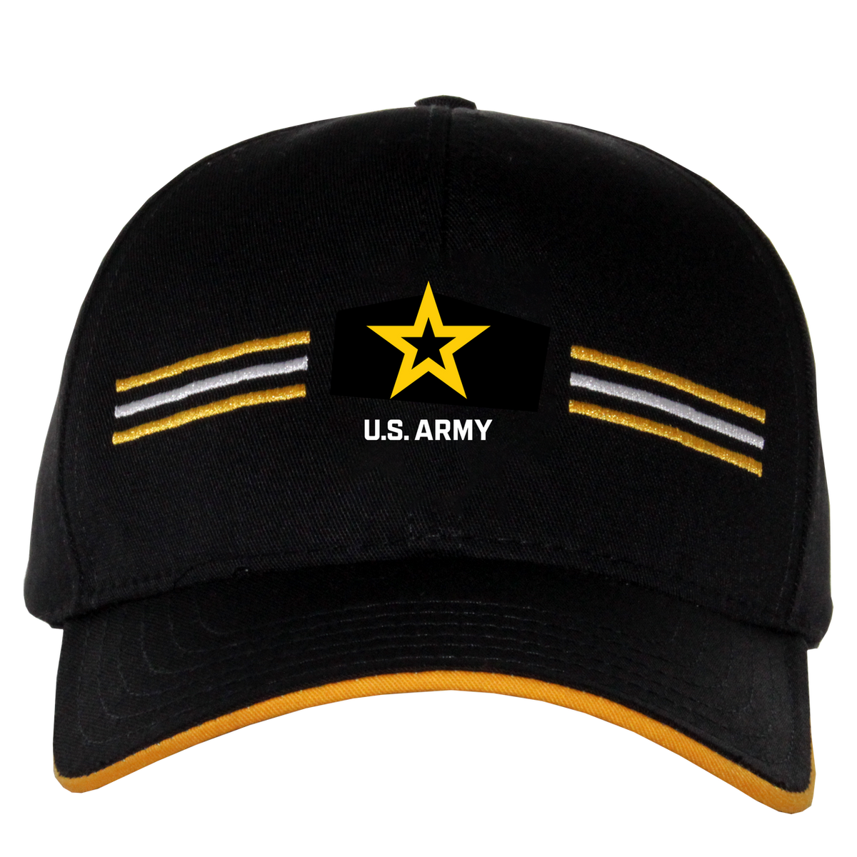 U.S. Army Embroidered Star Stripe Front Cap – view 1