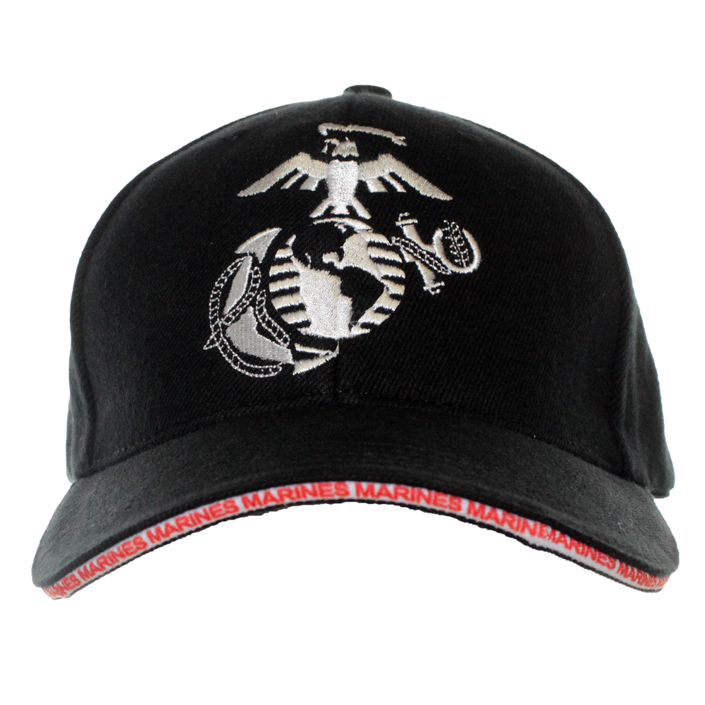 U.S. Marines Structured Embroidered Sandwich Cap – view 1