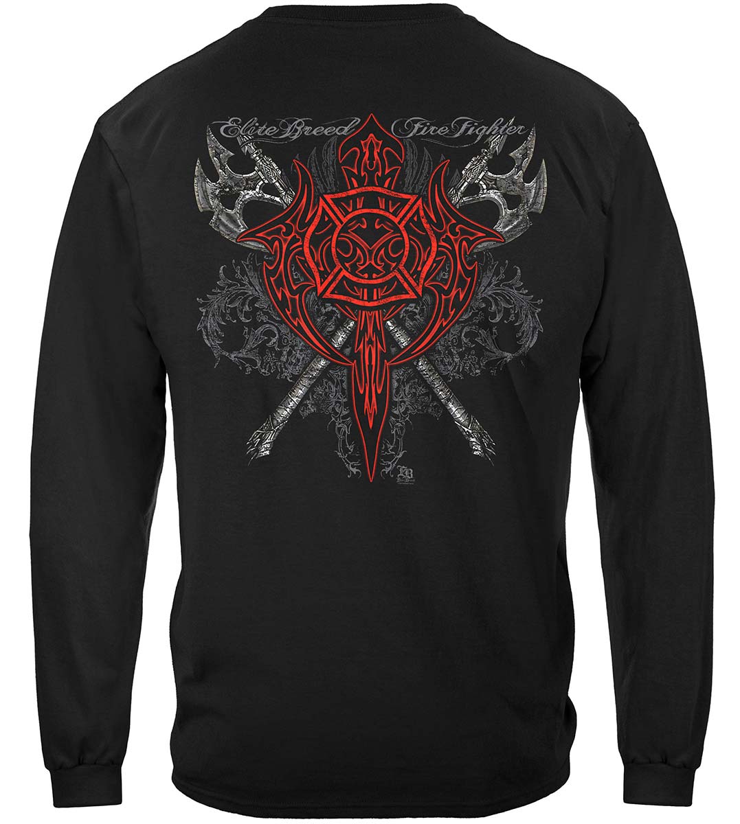 Elite Breed Red Maltese Long Sleeve Shirt - back view