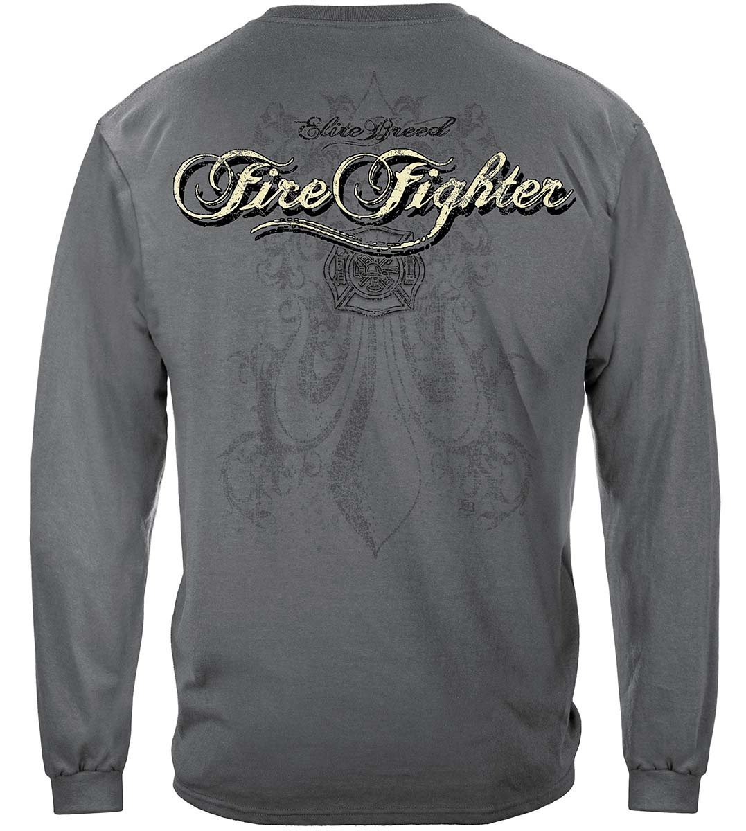 Elite Breed Elite Firefighter Long Sleeve Shirt - back view