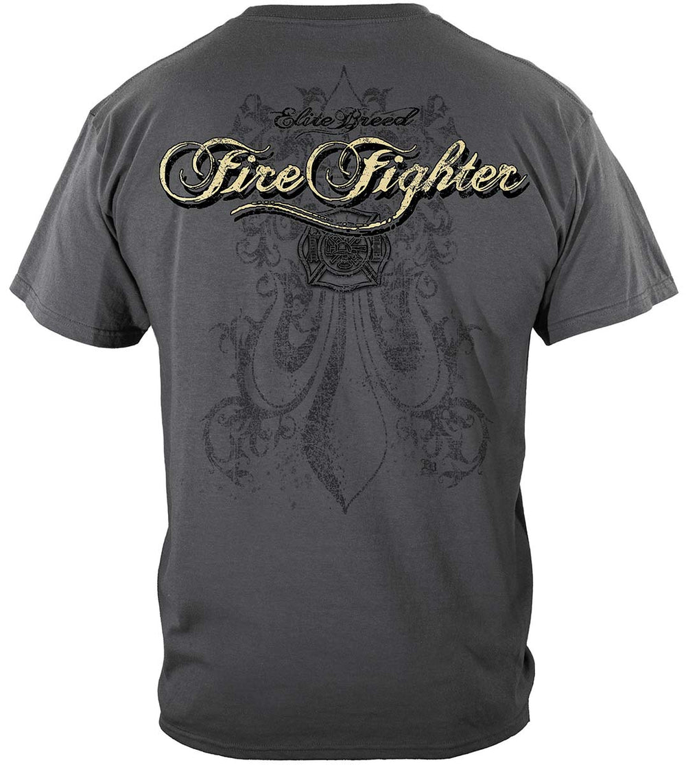 Elite Breed Elite Firefighter T-Shirt - back view