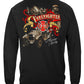 Elite Breed Antique Fire Dept Long Sleeve Shirt - back view