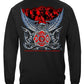 Elite Breed Chrome Eagle Firefighter Long Sleeve Shirt - back view