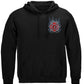 Elite Breed Chrome Eagle Firefighter Hoodie - front view