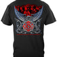 Elite Breed Chrome Eagle Firefighter T-Shirt - back view