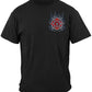 Elite Breed Chrome Eagle Firefighter T-Shirt - front view