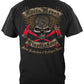 Elite Breed Firefighter Biker T-Shirt - back view