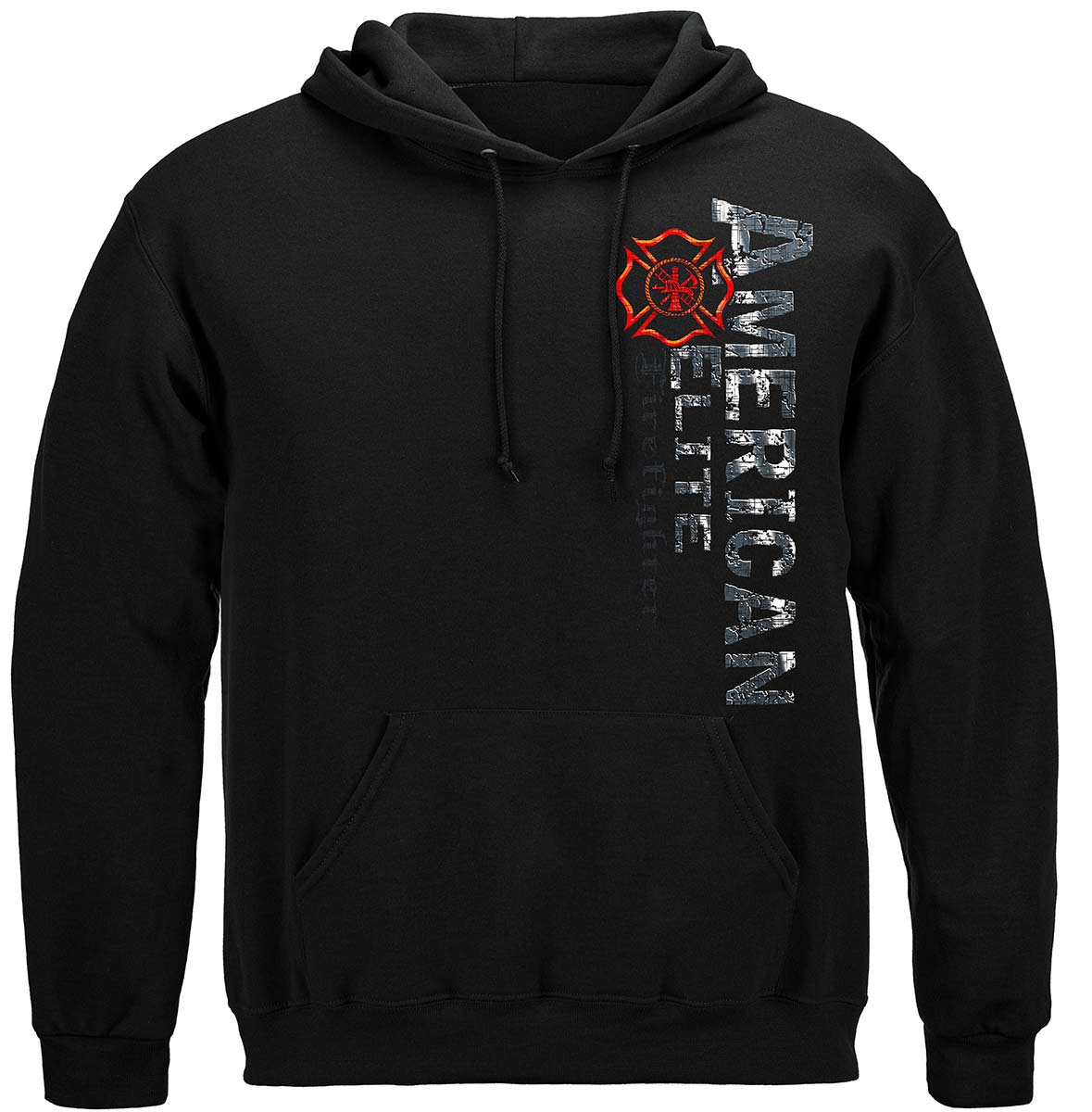 Elite Breed American Elite Firefighter Hoodie - front view