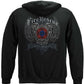 Elite Breed Fire Rescue Hoodie - back view
