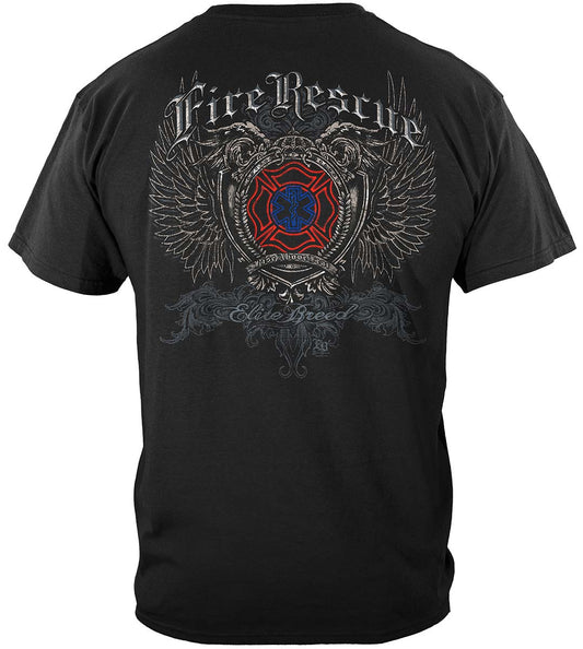 Elite Breed Fire Rescue T-Shirt - back view