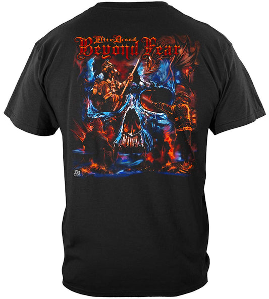 Elite Breed Beyond Fear Skull T-Shirt - back view