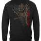 Elite Breed Firefighter Warrior Long Sleeve Shirt - back view