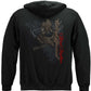 Elite Breed Firefighter Warrior Hoodie - back view