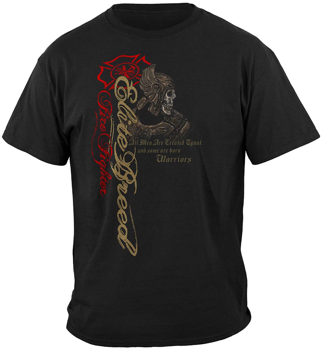 Elite Breed Firefighter Warrior T-Shirt - front view