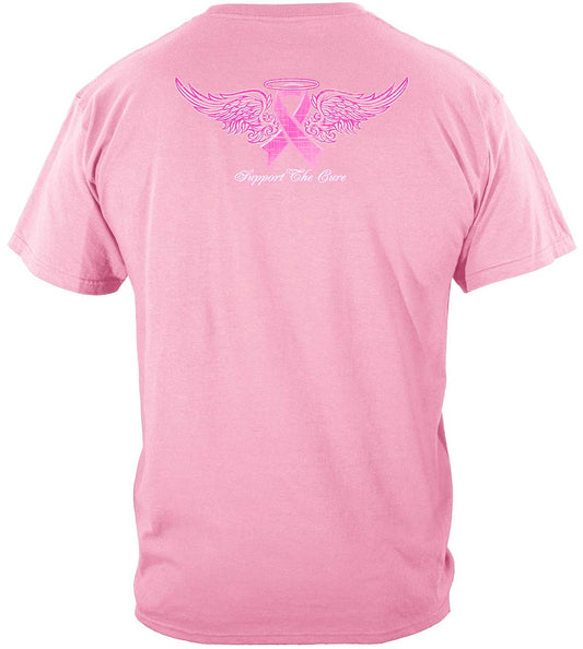 Support the Cure Fire Angel T-Shirt - back view