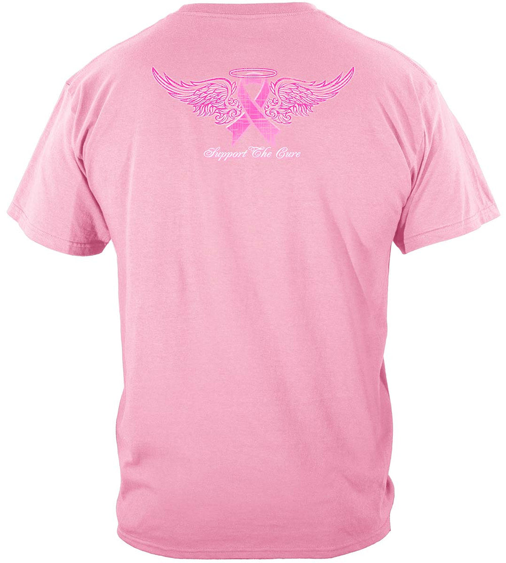 Support the Cure Fire Angel T-Shirt - back view