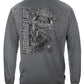 Elite Breed Elite Gray Law Enforcement Long Sleeve Shirt - back view