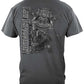 Elite Breed Elite Gray Law Enforcement T-Shirt - back view
