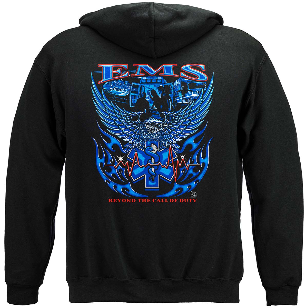 Elite Breed EMS Eagle Hoodie - back view