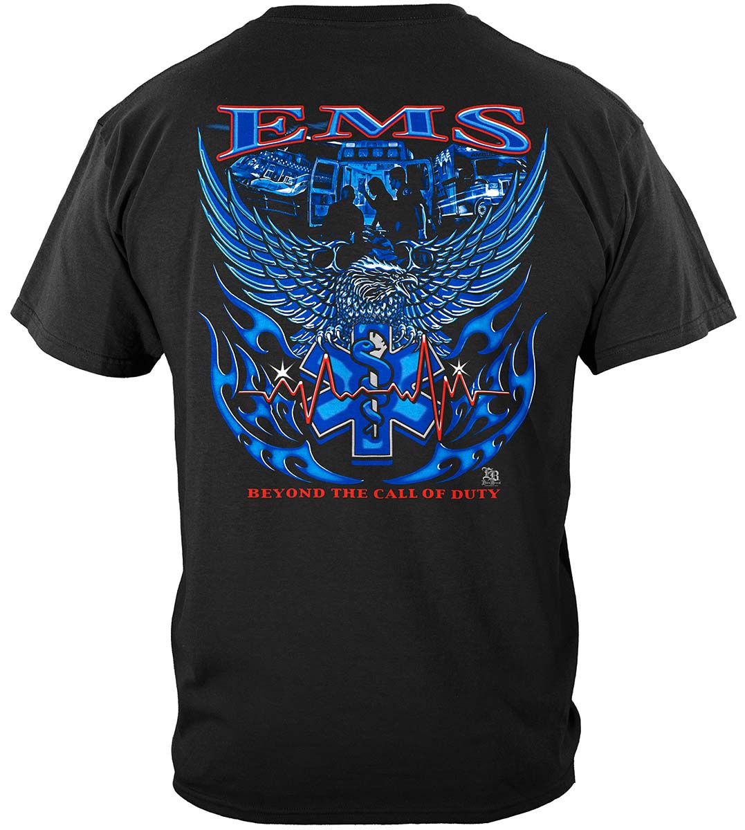 Elite Breed EMS Eagle T-Shirt - back view