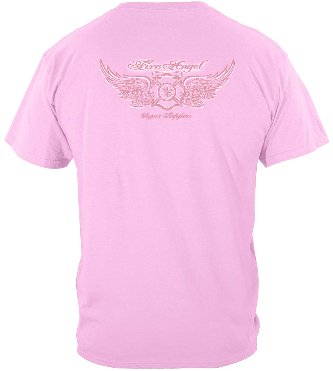 Firefighter Fire Angel T-Shirt - back view