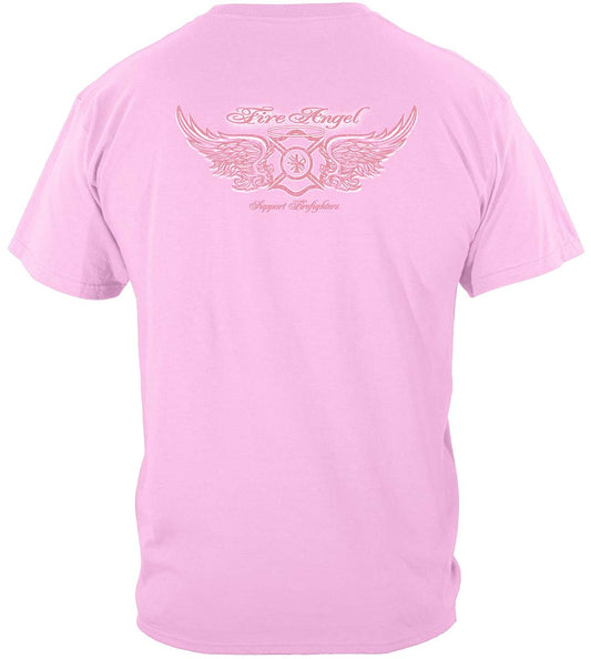 Firefighter Fire Angel T-Shirt - back view