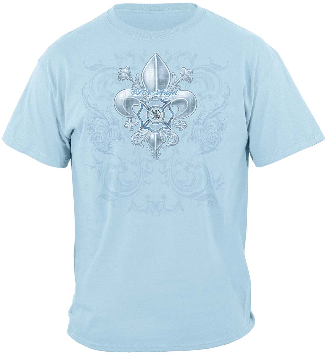 Firefighter Fire Angel T-Shirt - front view