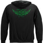 Firefighter Fire Angel Irish Cross Hoodie - back view
