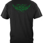 Firefighter Fire Angel Irish Cross T-Shirt - back view