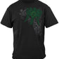 Firefighter Fire Angel Irish Cross T-Shirt - front view