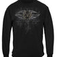 Elite Breed Firefighter Blades Silver Foil Long Sleeve Shirt - front view