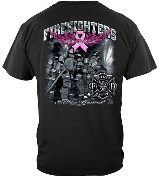 Elite Breed Fight for a Cure Firefighter T-Shirt - back view