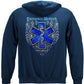 Elite Breed EMS Chrome Wings Silver Foil Hoodie - back view