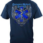 Elite Breed EMS Chrome Wings Silver Foil T-Shirt - back view