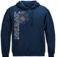 Elite Breed Law Enforcement Chrome Wings Silver Foil Hoodie - front view